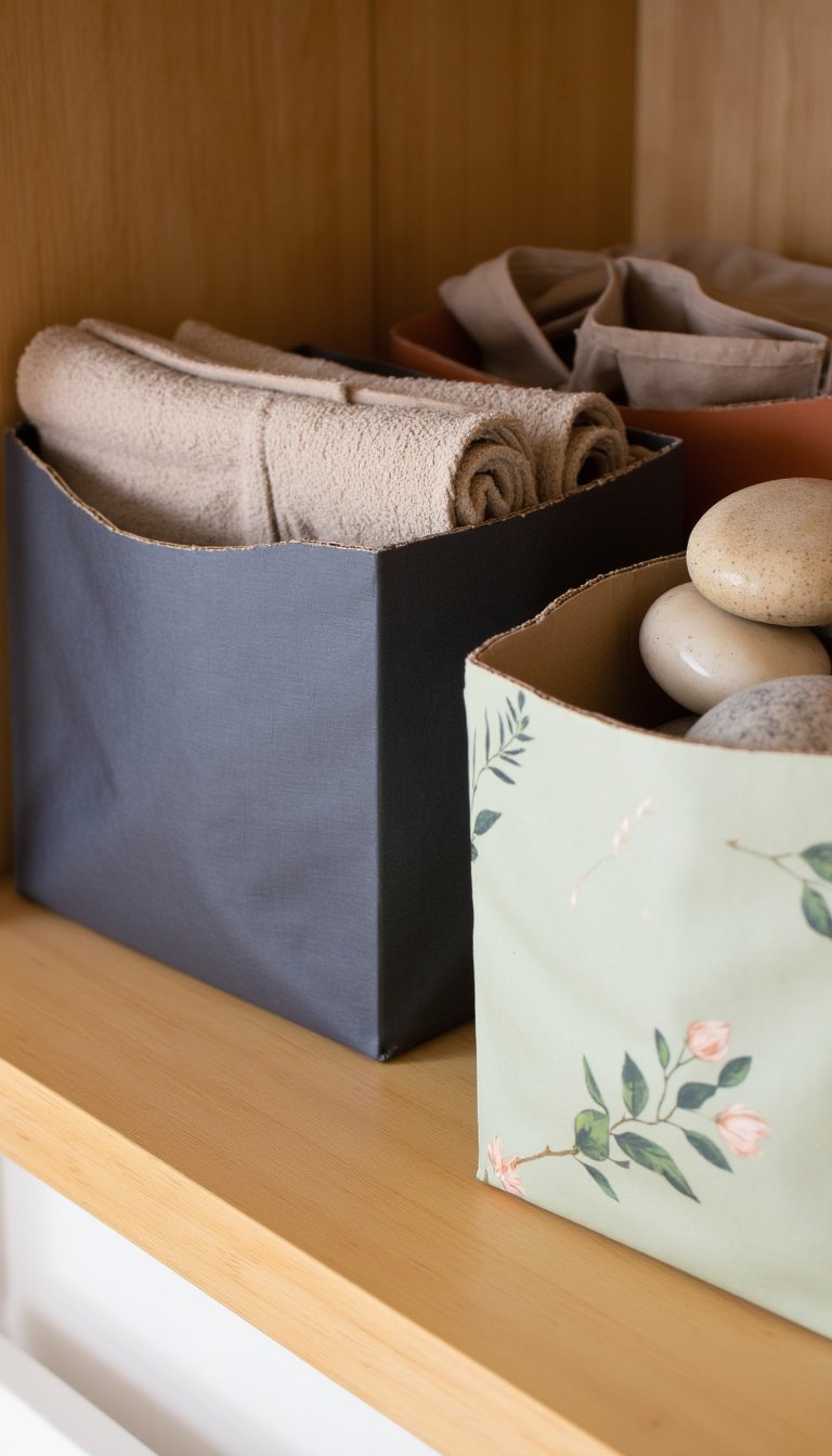 7. Custom Organizer Bins