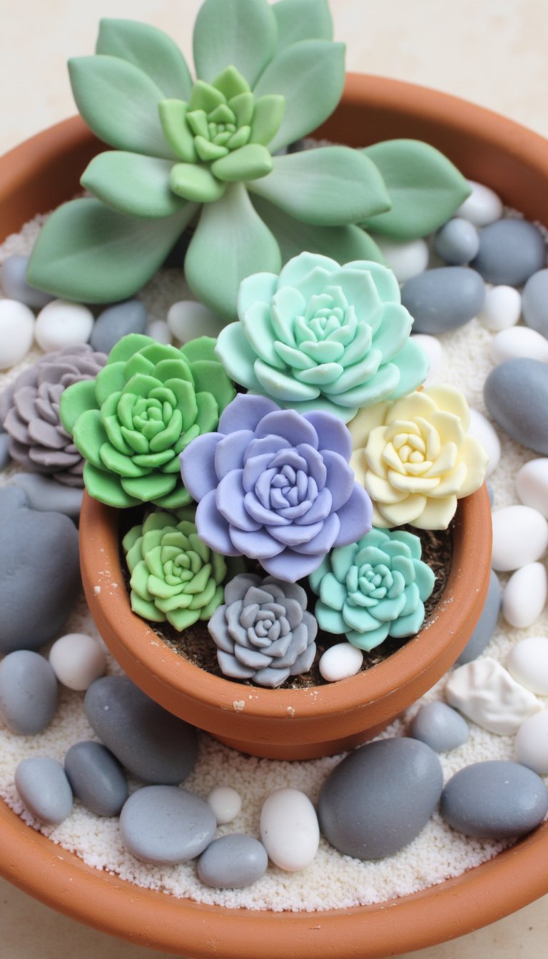 2. Mini Succulent Garden