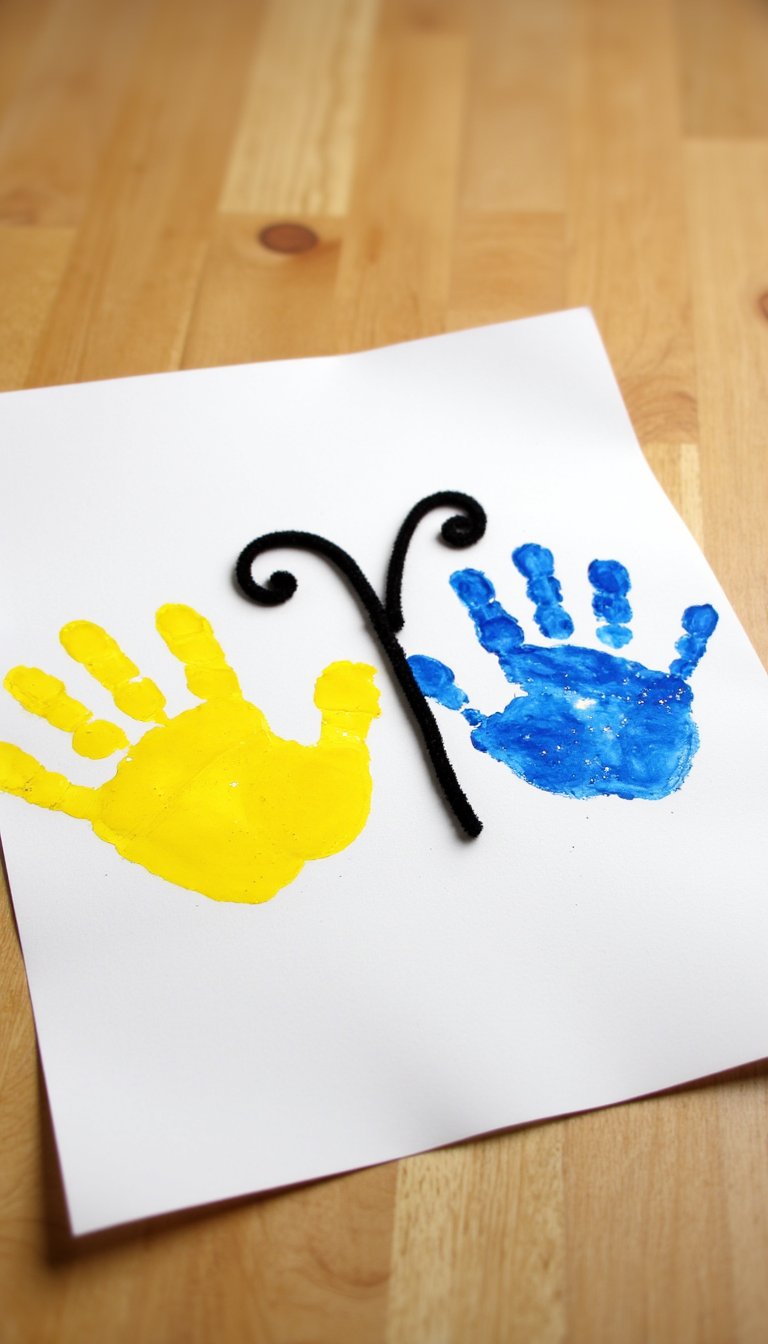 2. The Fluttering Handprint Butterfly