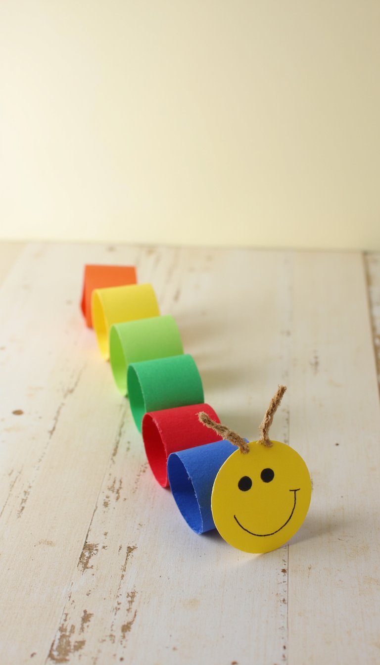 16. Paper Chain Caterpillar