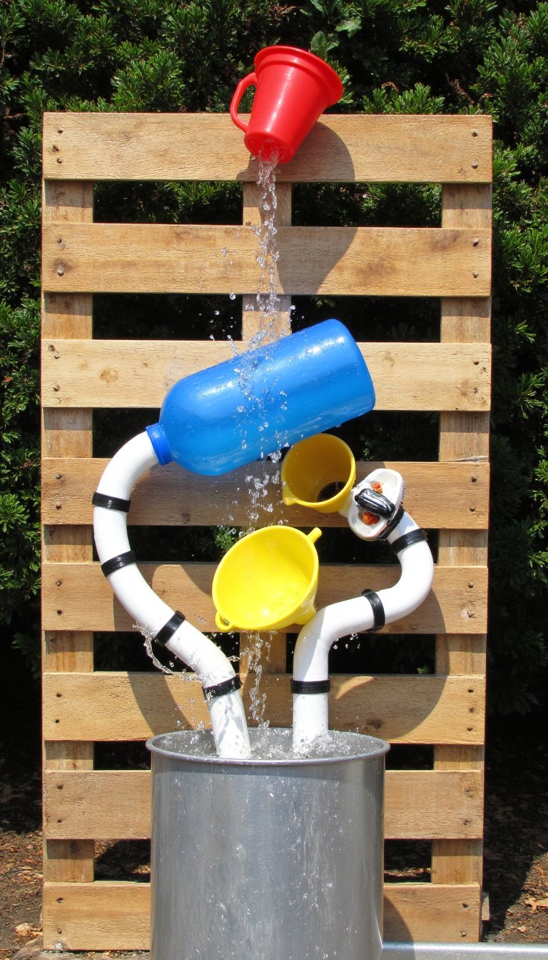 2. DIY Backyard Water Wall