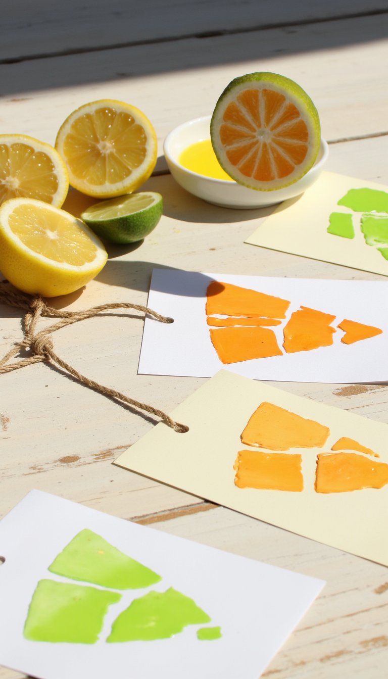 6. Citrus Stamp Garland