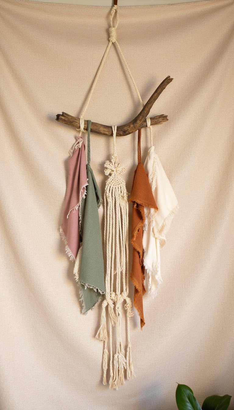 2. Custom Fabric Wall Hanging