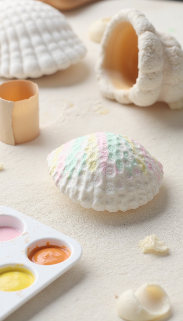 5. Bubble Wrap Printed Seashells
