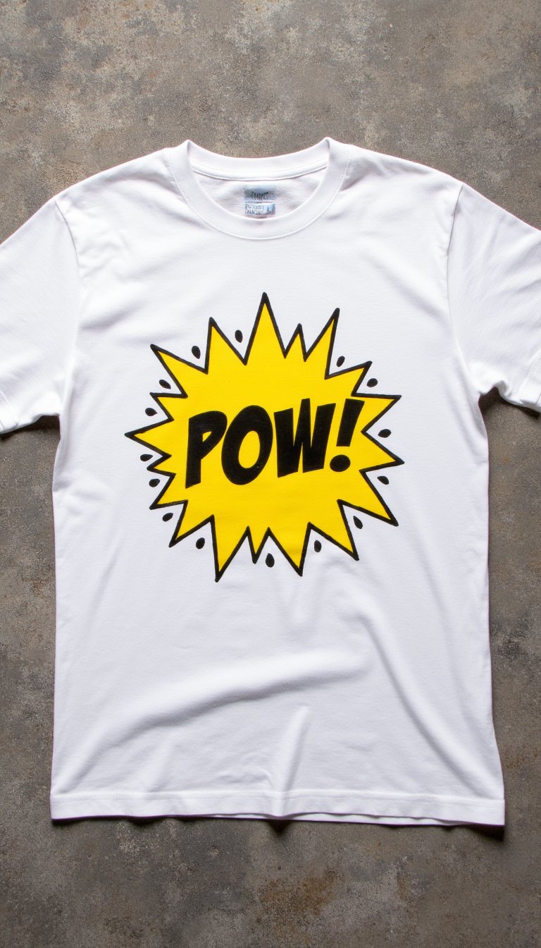 14. Comic Book Style "POW!" Tee
