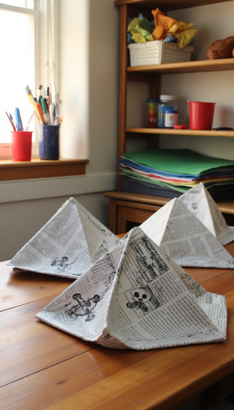 24. Newspaper Pirate Hats