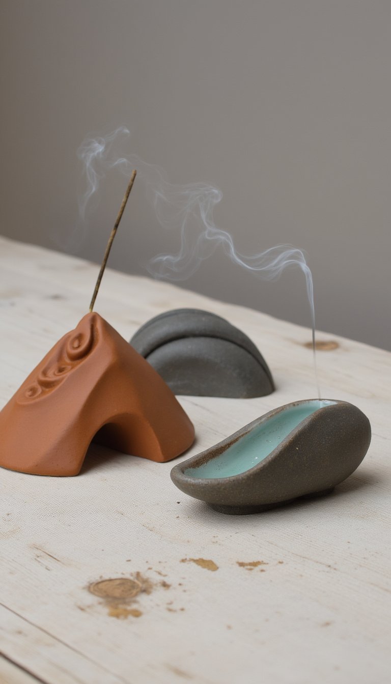 22. Ceramic Incense Holders