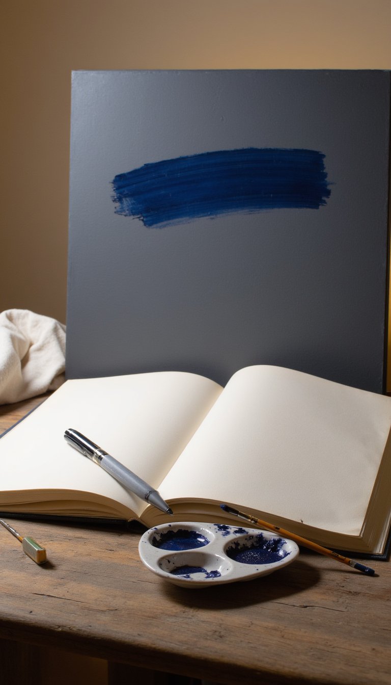 18. Hand-Lettered Quote on Canvas