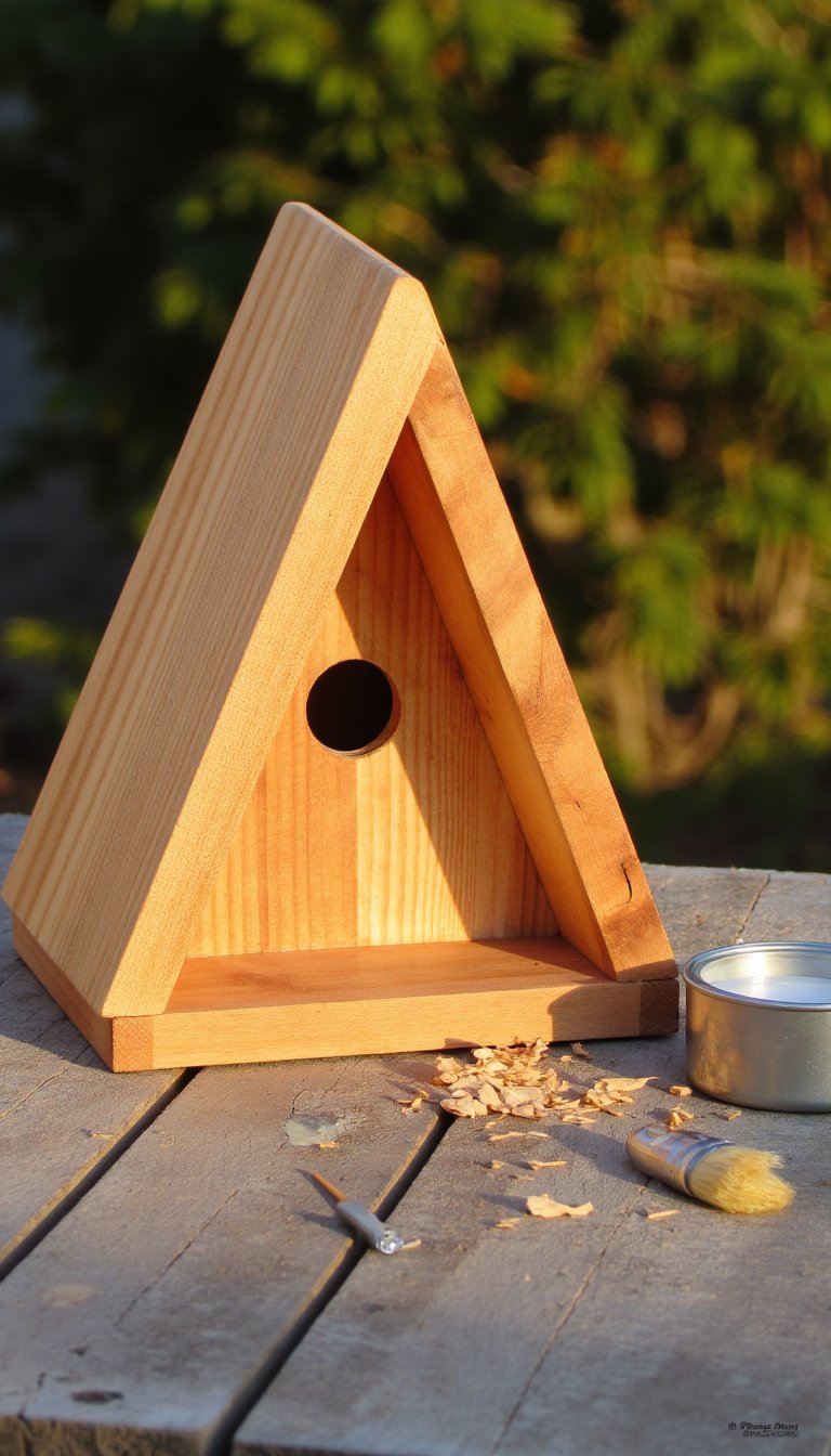 8. Birdhouse from a Single Board