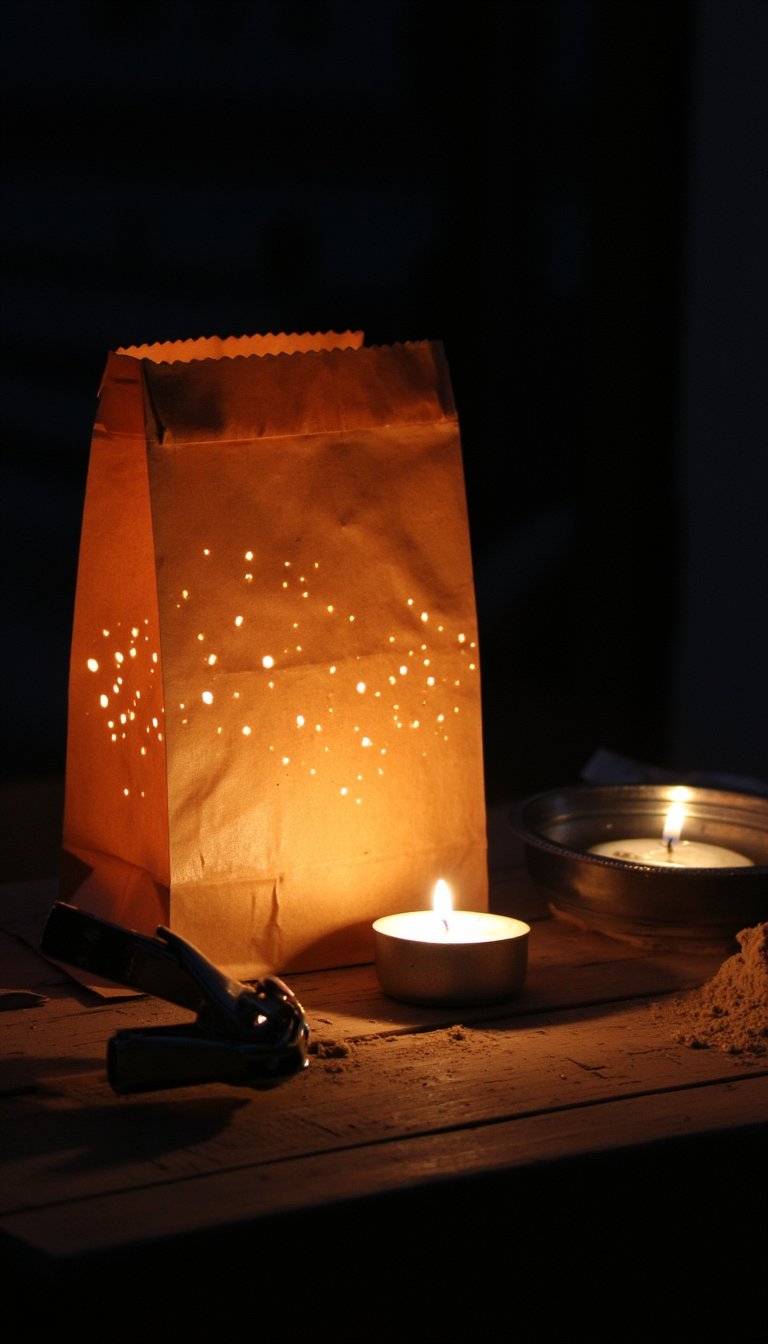 29. Paper Bag Luminaries