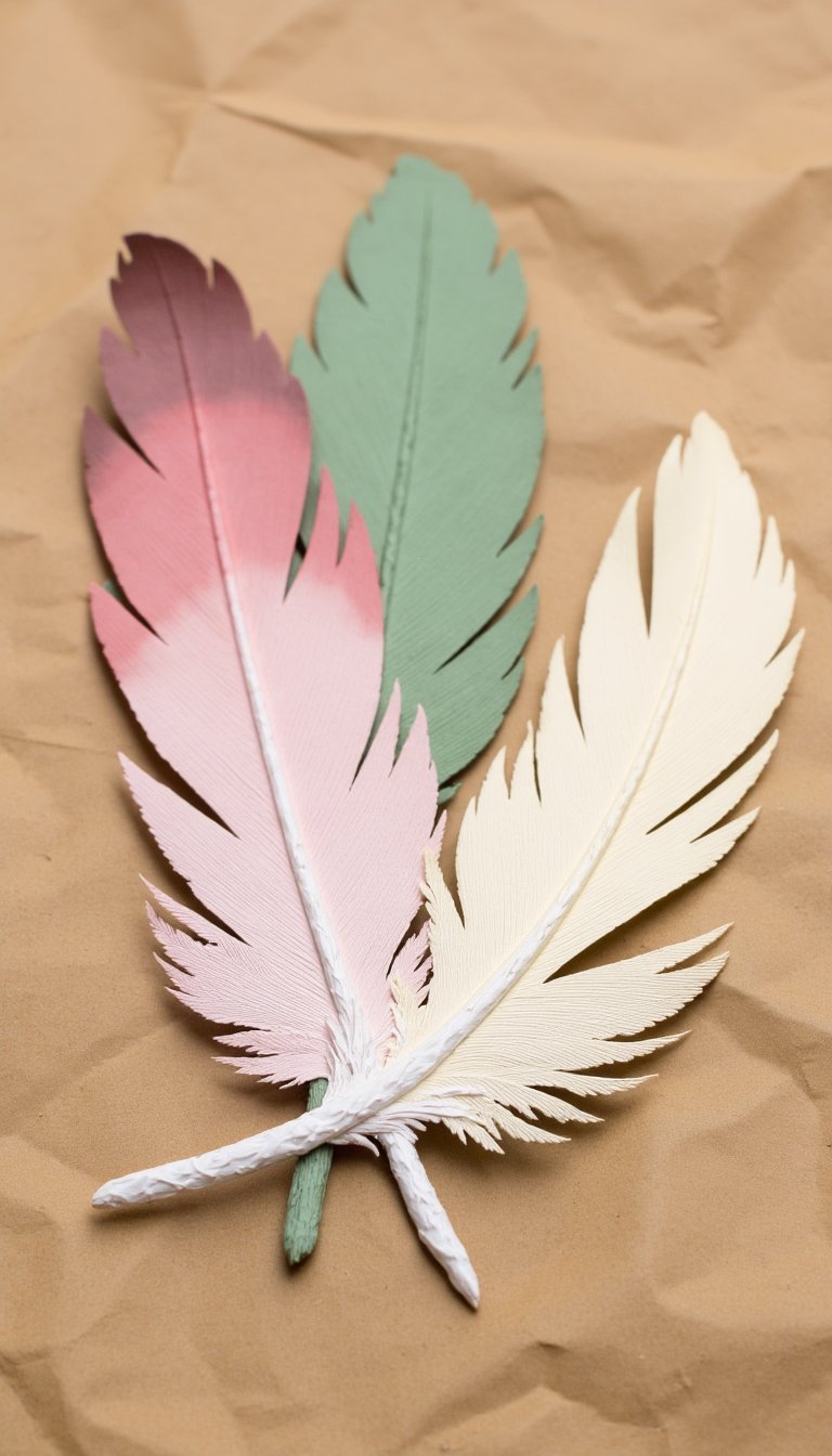 17. Paper Feathers
