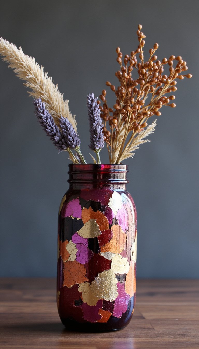 3. Elegant Decoupage Vases & Jars