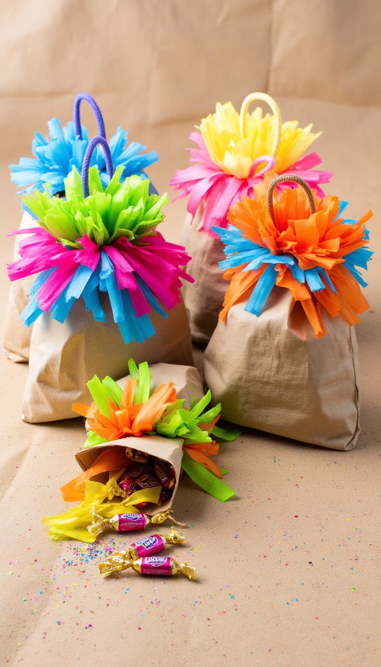 11. Mini Paper Bag Piñatas