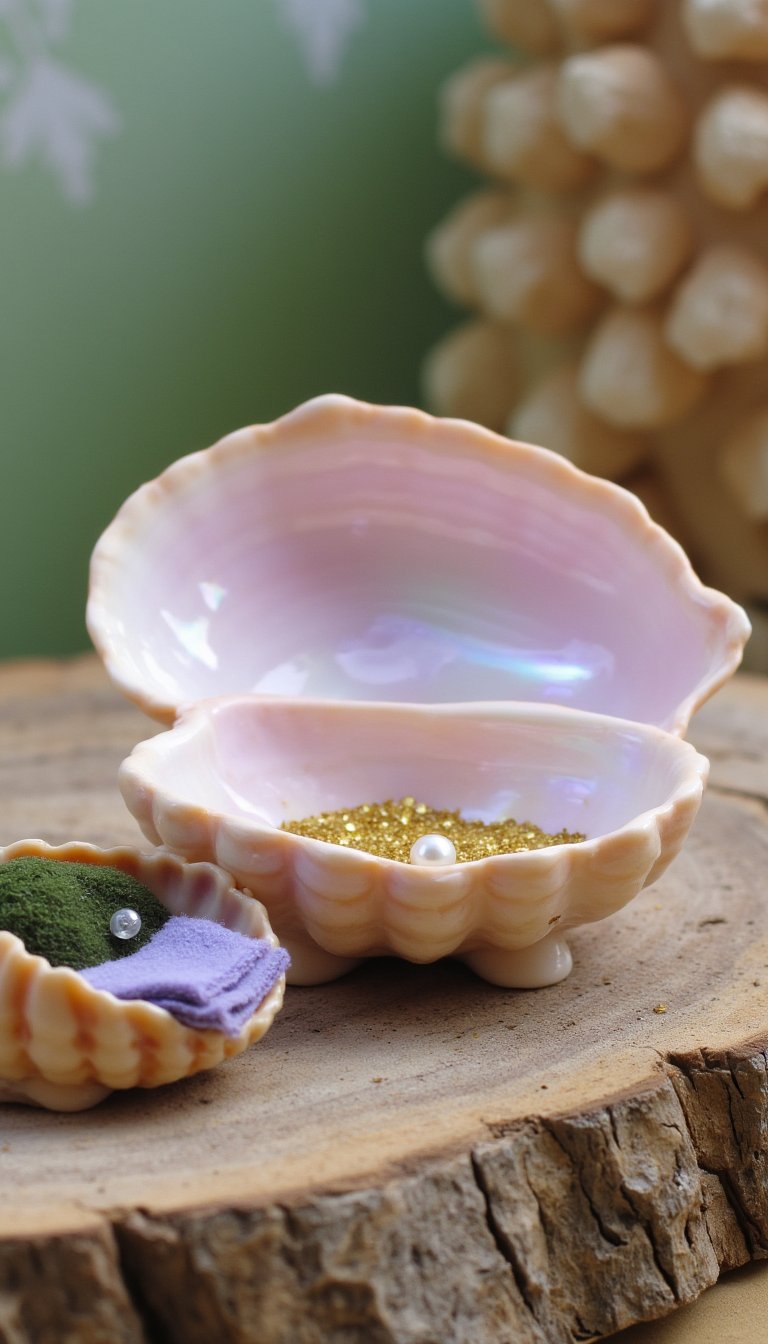 20. Seashell Fairy Baths & Beds
