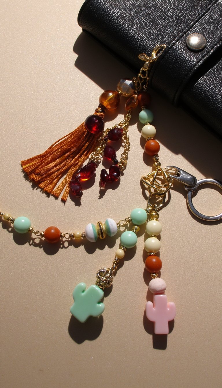 26. Beaded Bag Charms & Keychains