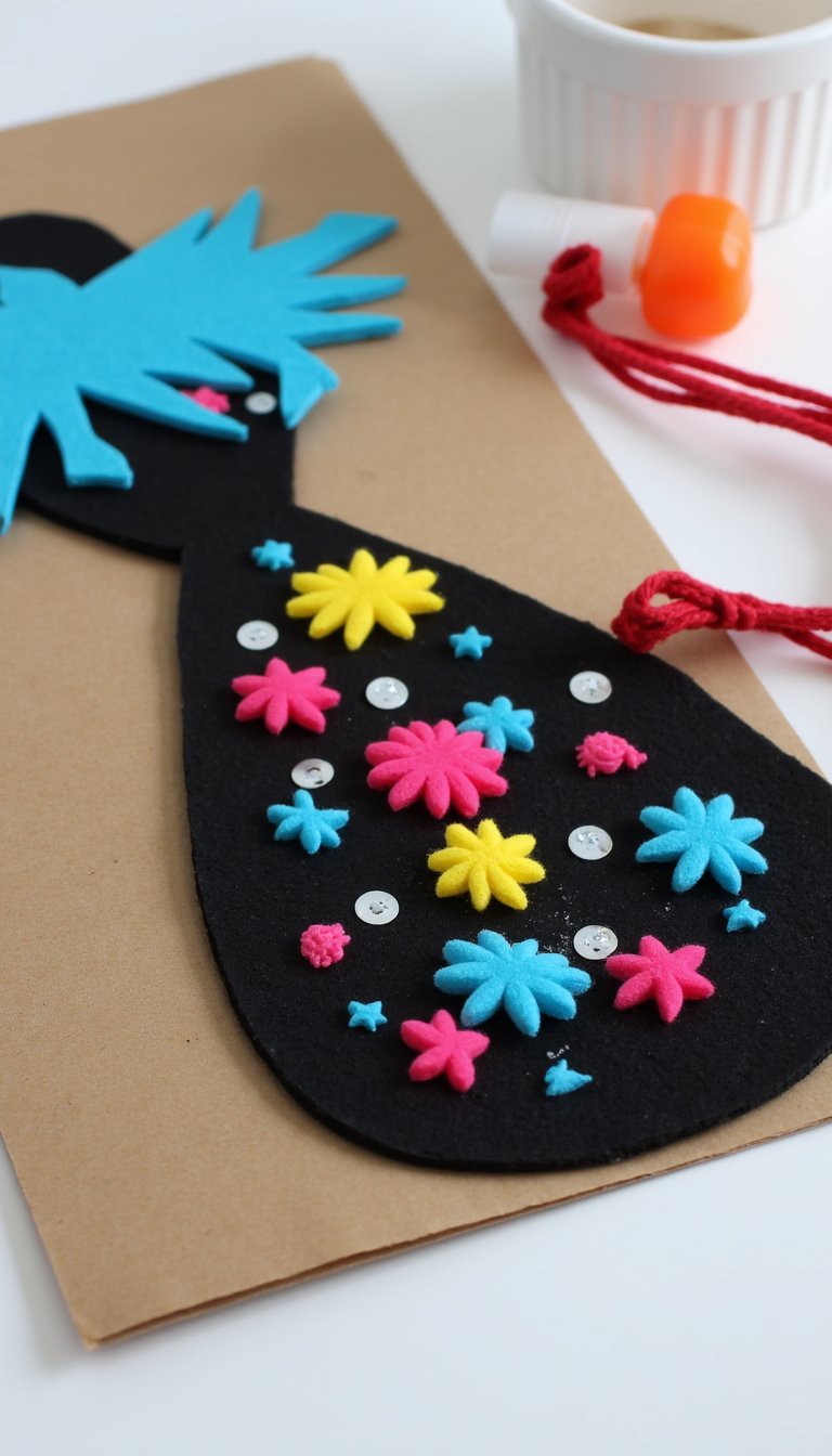 14. Felt Mariachi Charro Tie