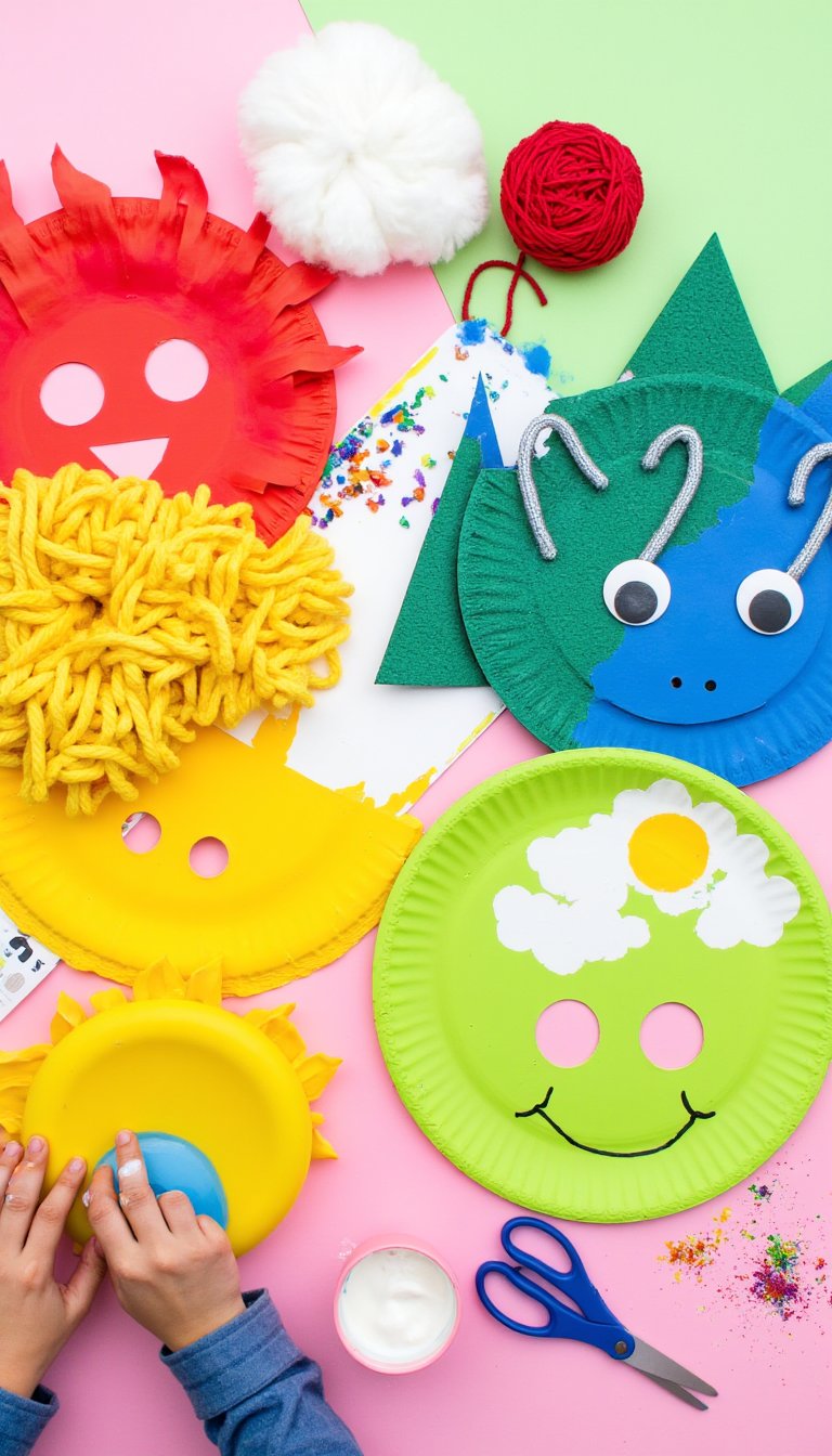 7. Paper Plate Masks