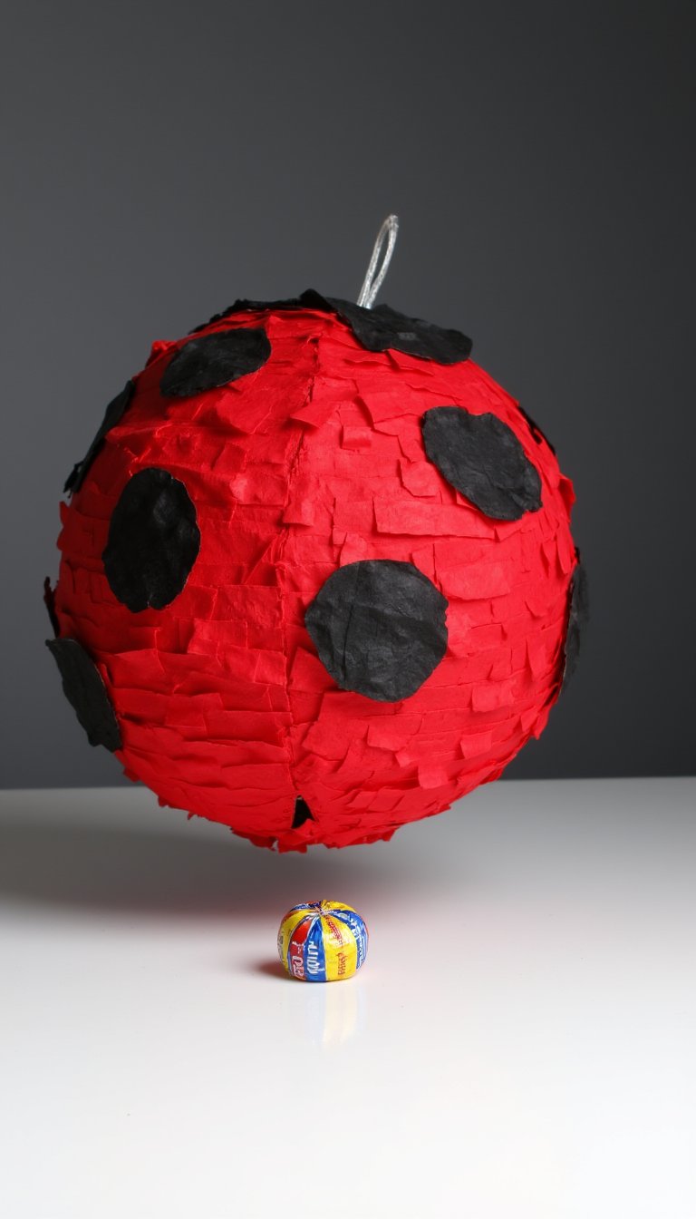 16. Party-Hit Ladybug Piñata