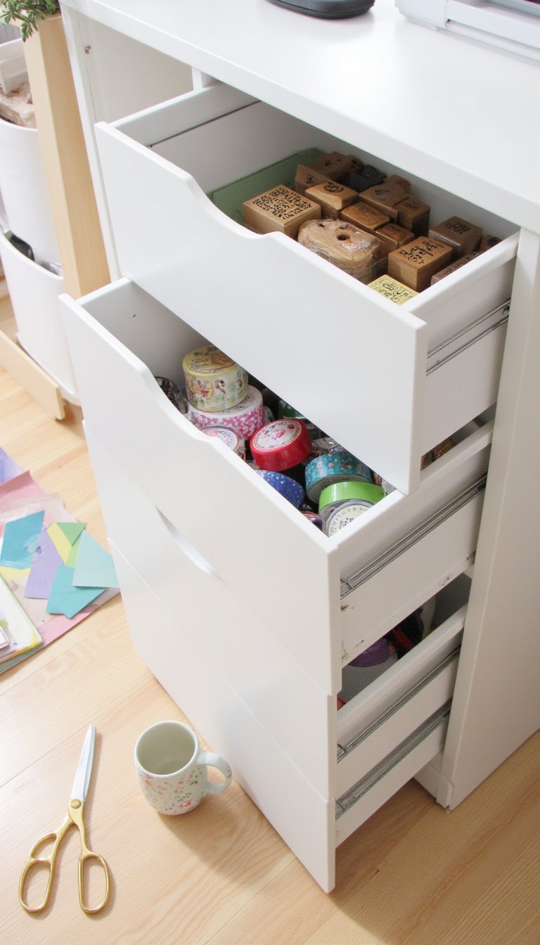 17. ALEX Drawer Units: The Classic Organizer's Dream