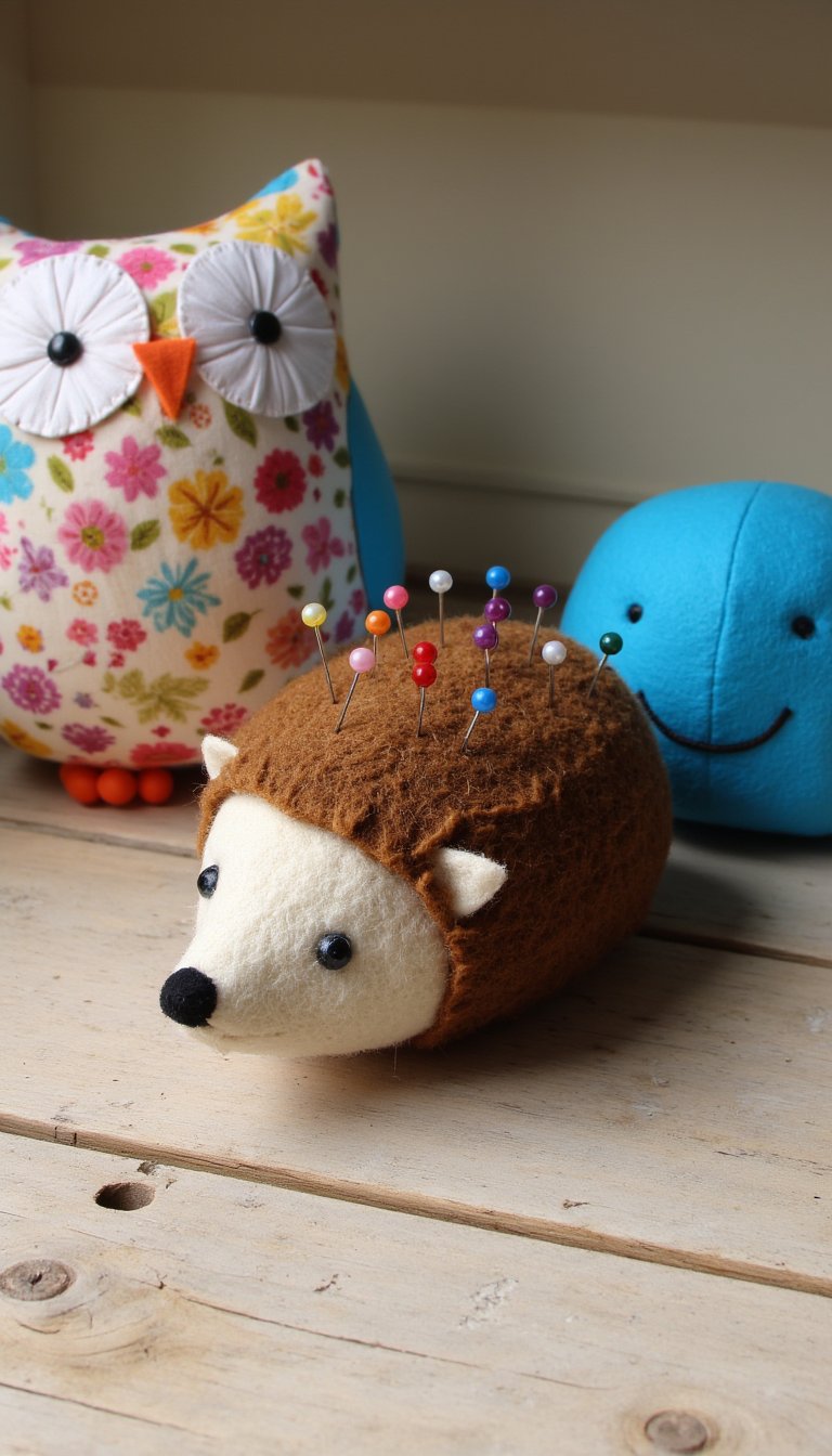 17. Adorable Animal Pincushions