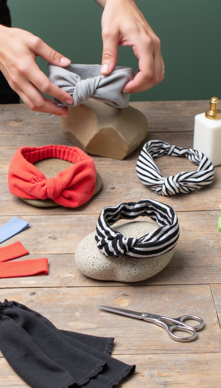 20. Knotted Fabric Headbands