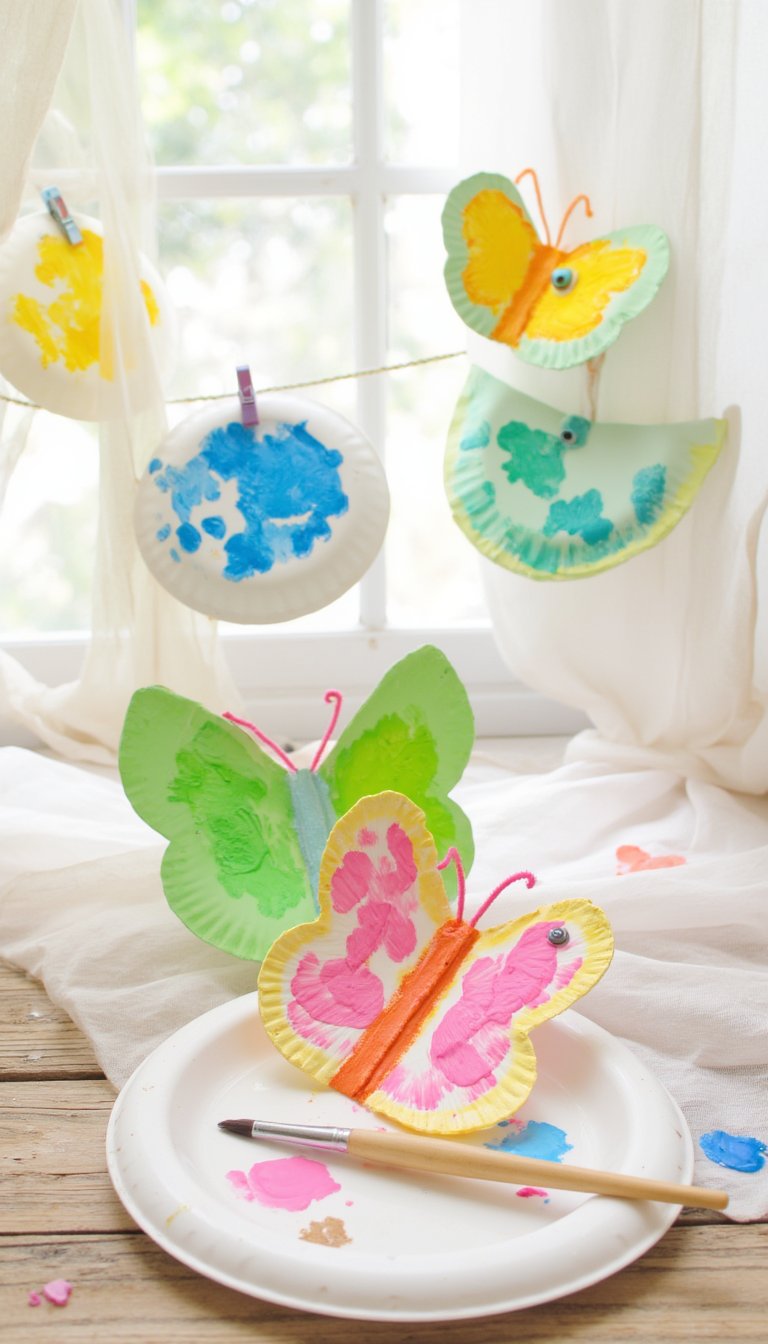 2. Paper Plate Butterflies