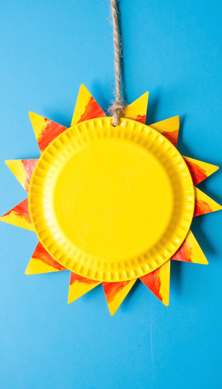 2. Exploding Paper Plate Suns
