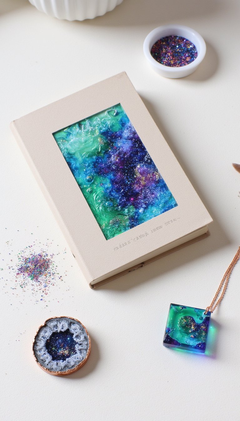 12. Tiny Resin Geodes