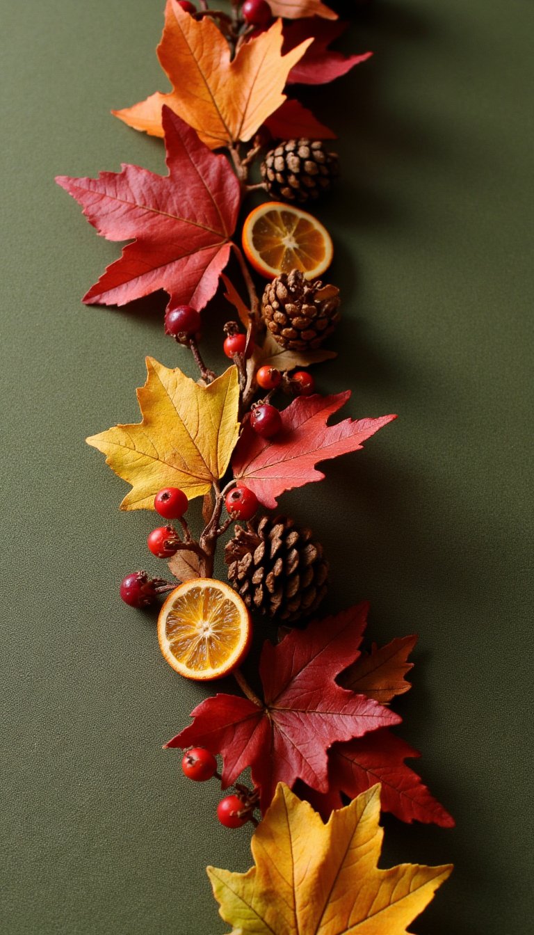 14. Leaf and Berry Fairy Garlands