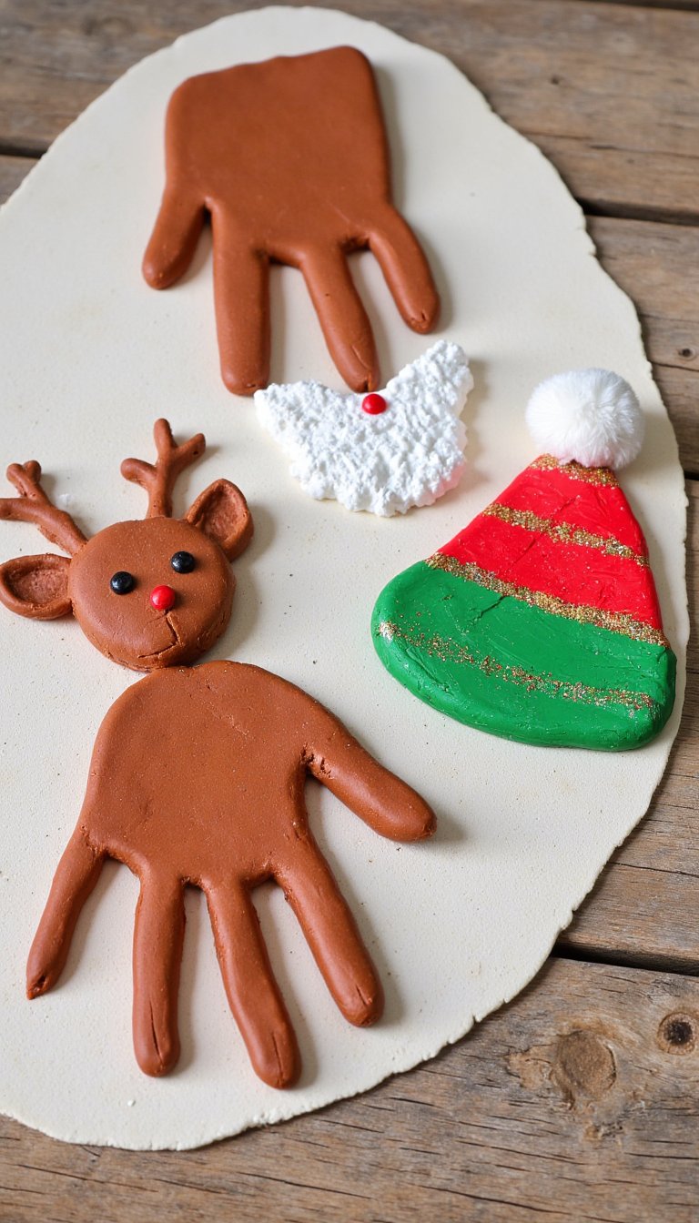 5. Salt Dough Holiday Handprints