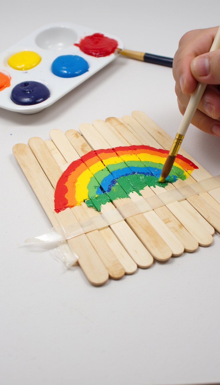 10. Popsicle Stick Puzzle
