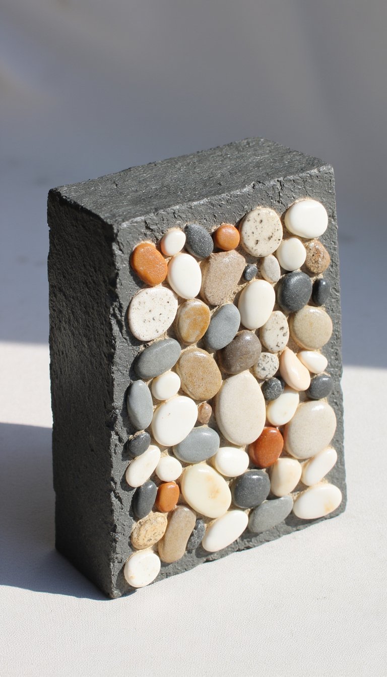 15. Beach Pebble Doorstop or Bookend