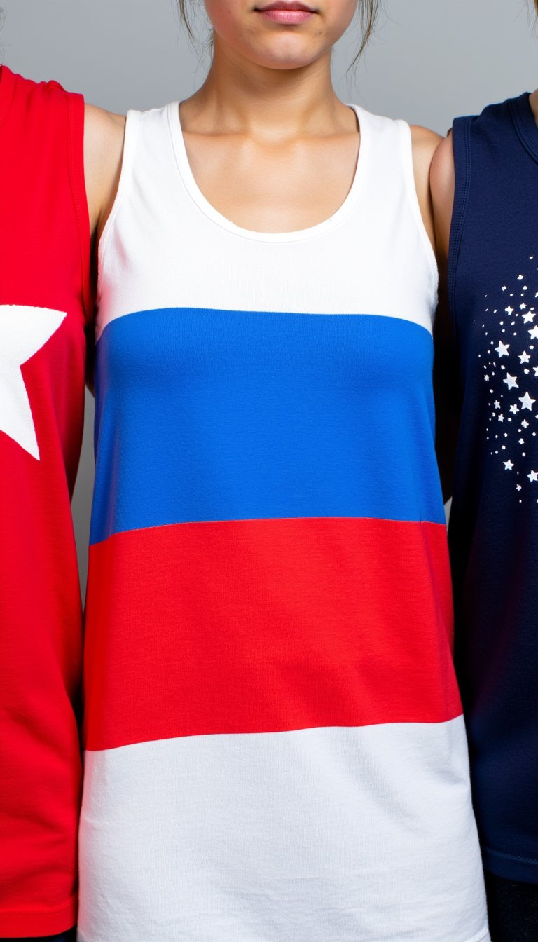 21. Group Theme: USA Trifecta Tanks