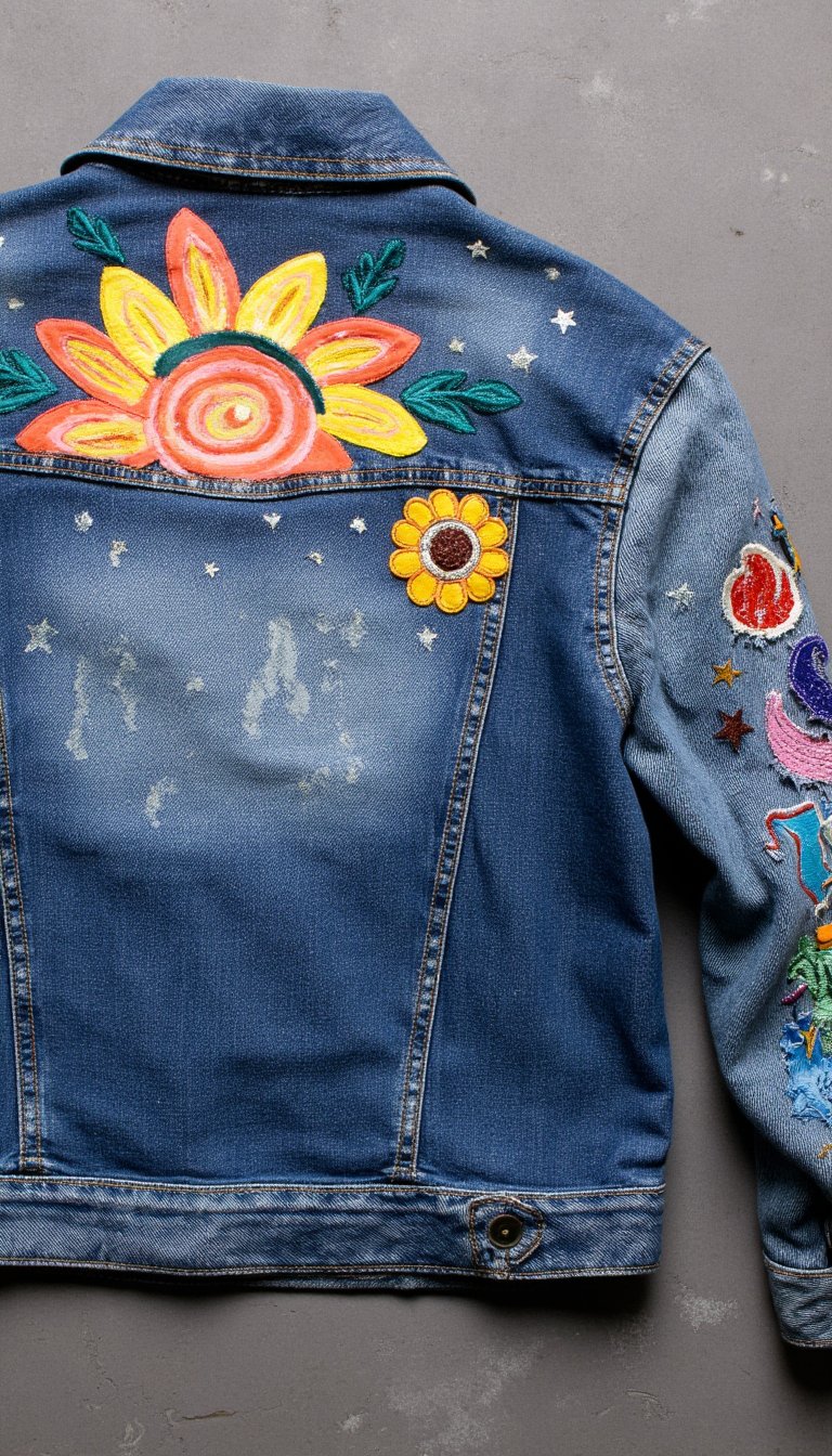 5. Customized Denim Jackets: Wearable Art 101