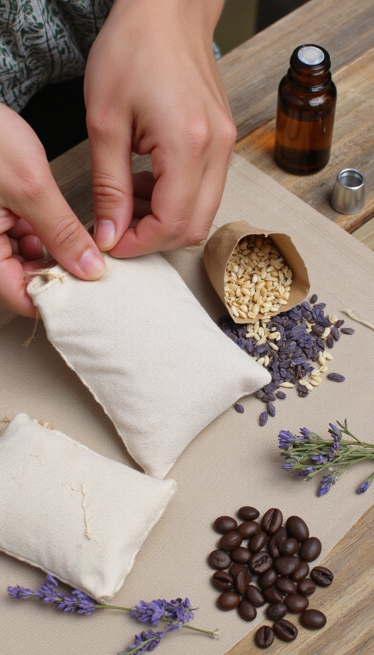 18. DIY Scented Sachets