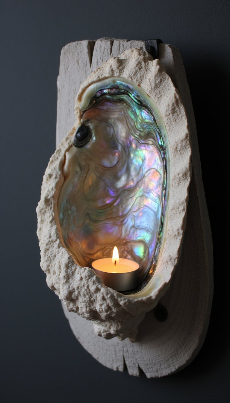 26. Wall Sconces with Tea Lights