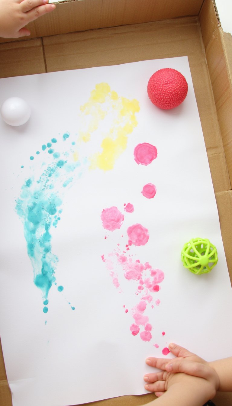 11. Contained Ball Roll Painting