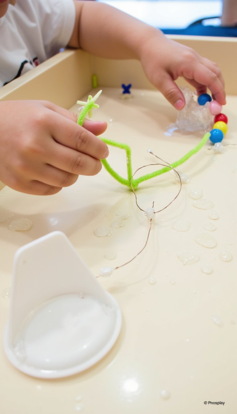 2. DIY Bubble Wands & Potion Station