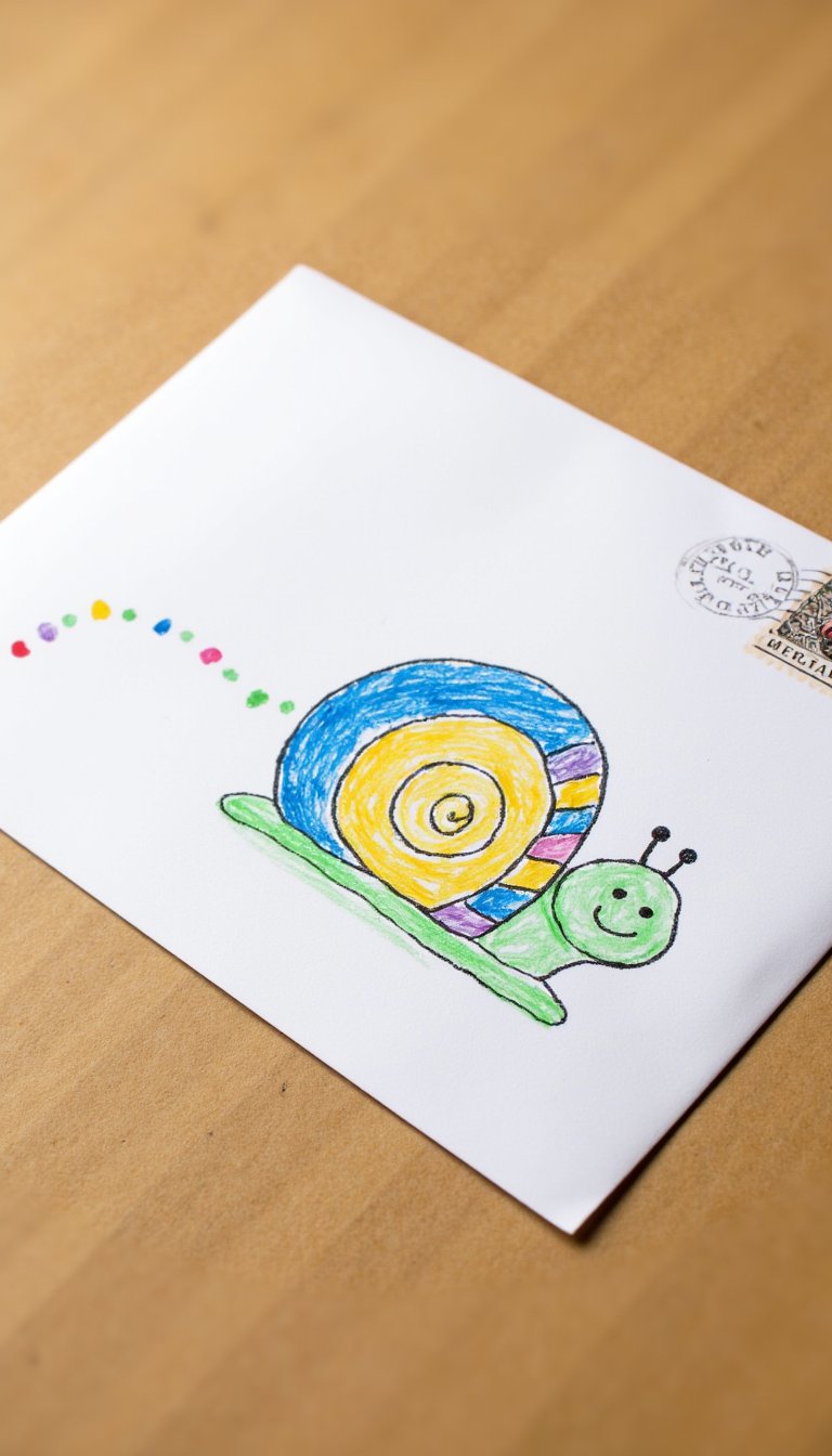 9. Snail Mail Envelope Art