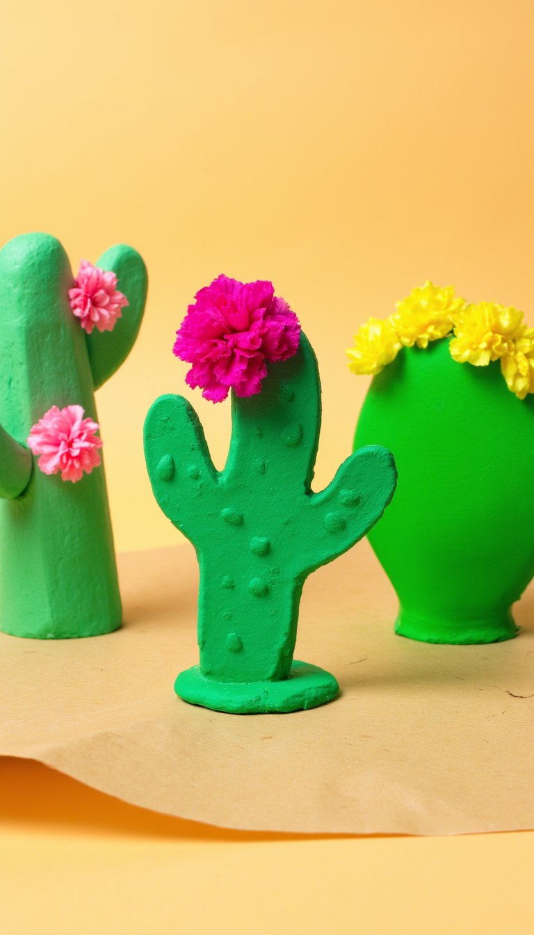 6. Friendly Prickly Cactus Craft