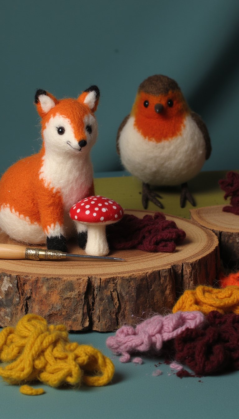 15. Felted Wool Creatures & Decor