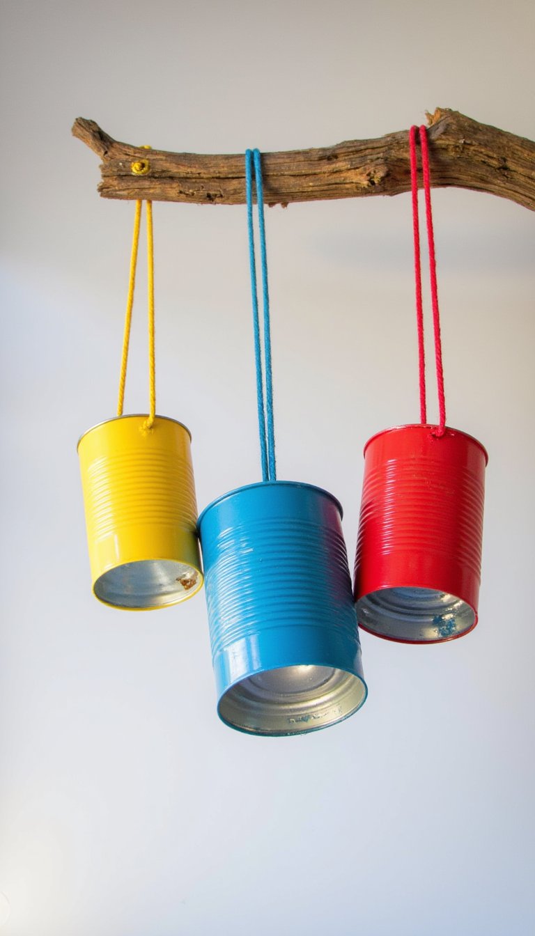 9. Tin Can Wind Chimes
