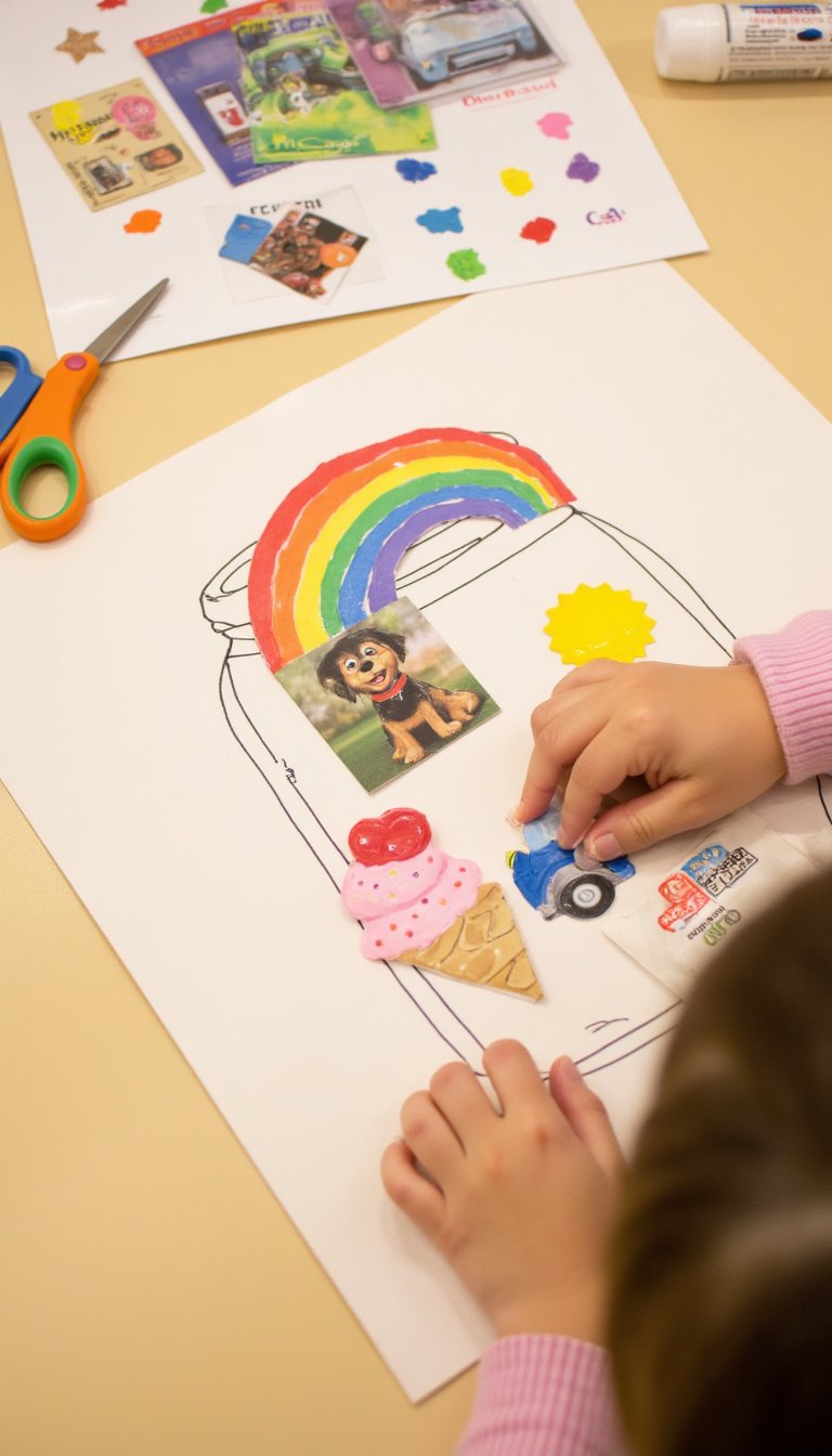 5. “My Favorite Things” Collage Jar