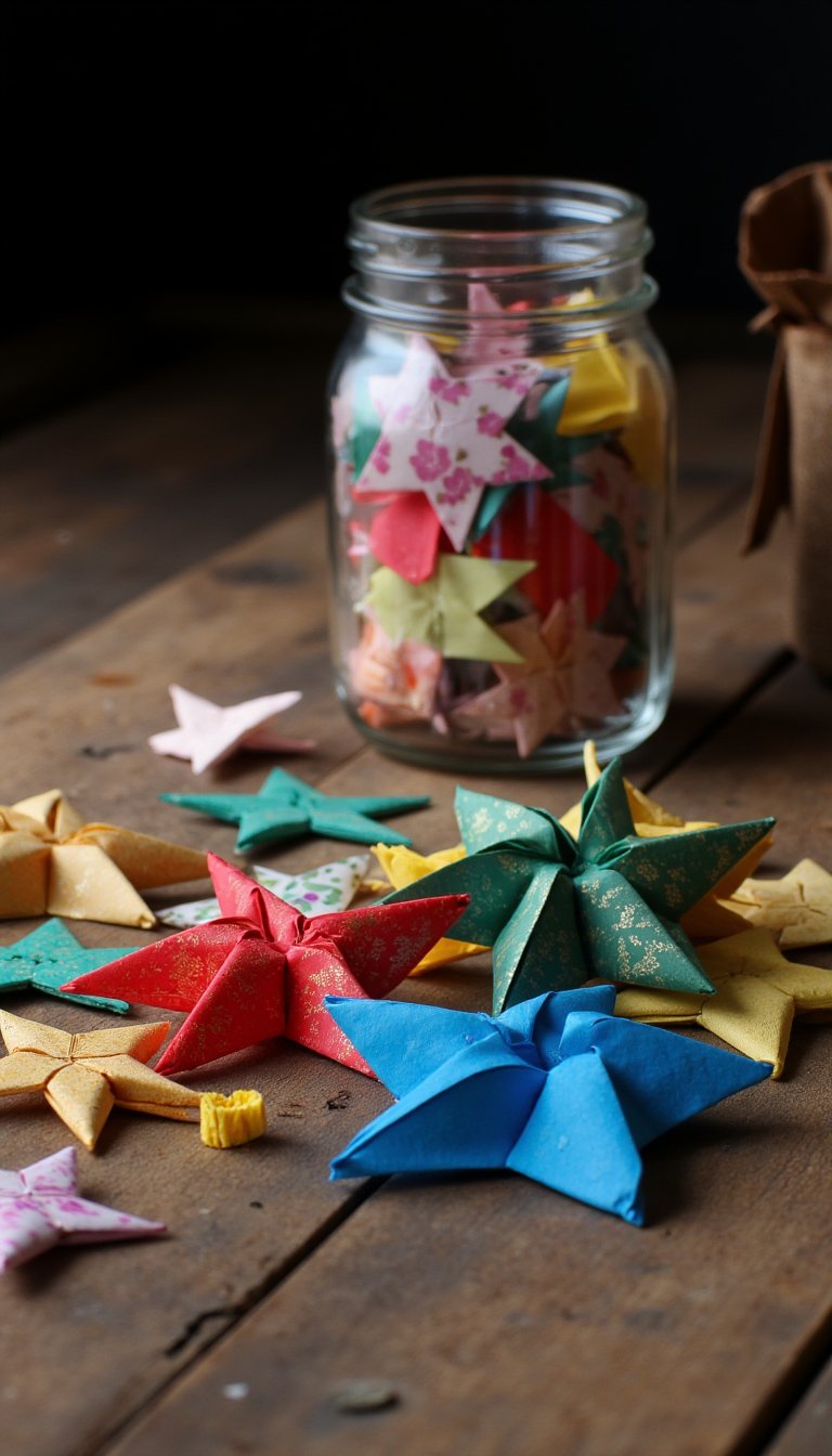 12. Origami Paper Stars