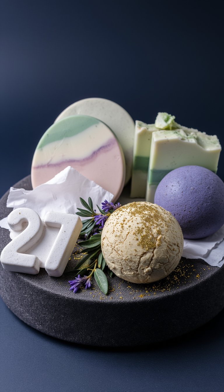 18. Handmade Soap or Bath Bombs