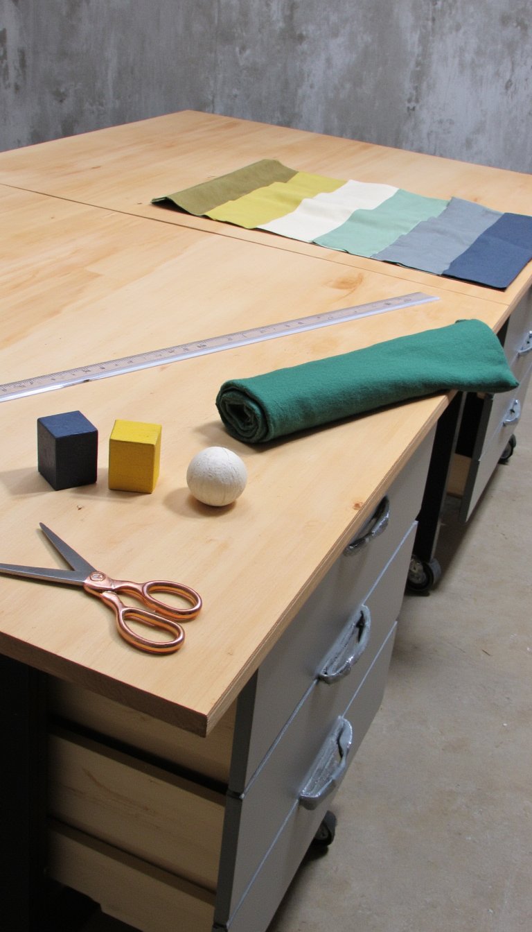 5. A Giant, No-Nonsense Cutting Table