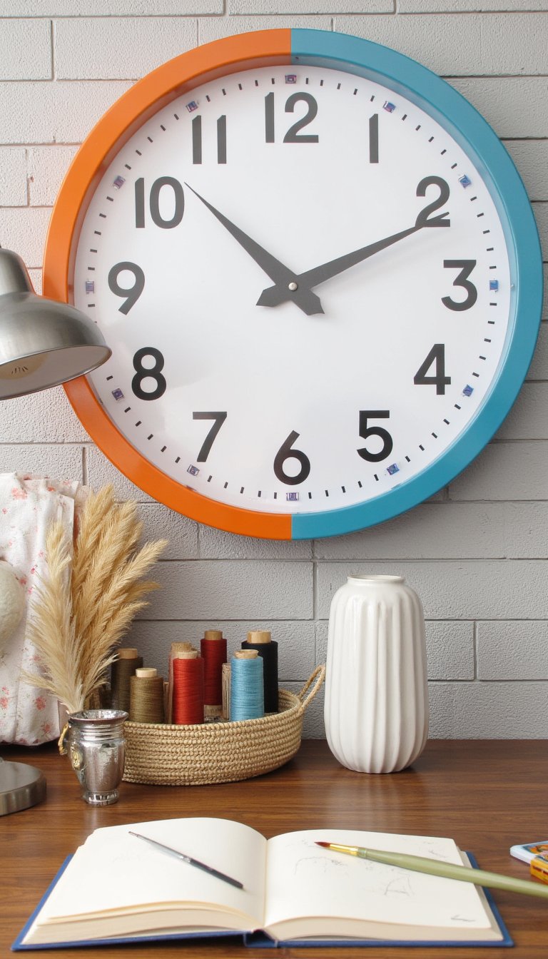 23. A Statement Clock You Can Actually See