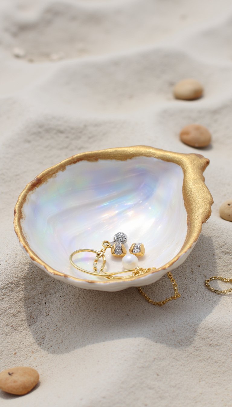 24. Elegant Shell Jewelry Dish