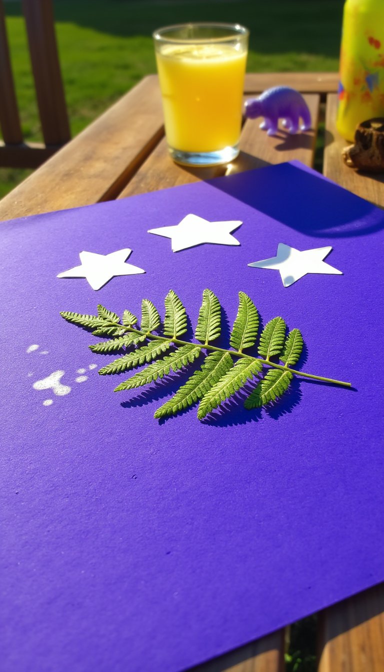 8. Sunny Sun Prints with Construction Paper