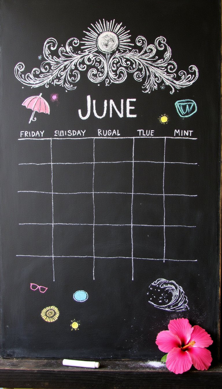 1. The "June Jubilee" Themed Header